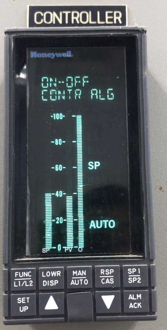 Honeywell ON-OFF controller display