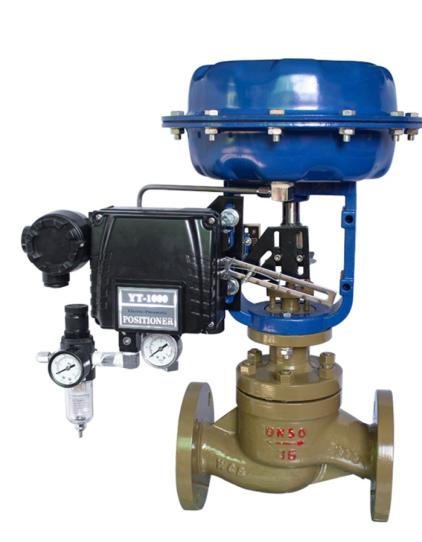 Pneumatic Globe Valve with YT-1000 positioner