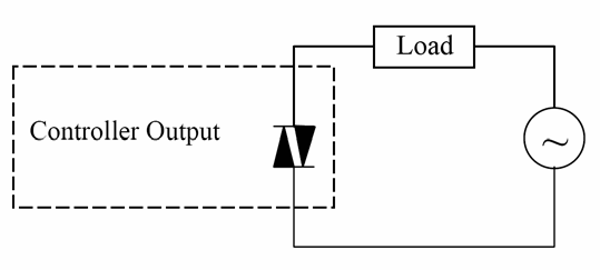SSR + Load + AC schematic